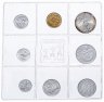 Купить Сан-Марино полный годовой набор монет 1975 (8 штук, UNC) лиры (L.500-серебро) в запайке