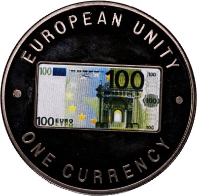 купить Замбия 1000 квача 1998 "Банкнота 100 евро - аверс"