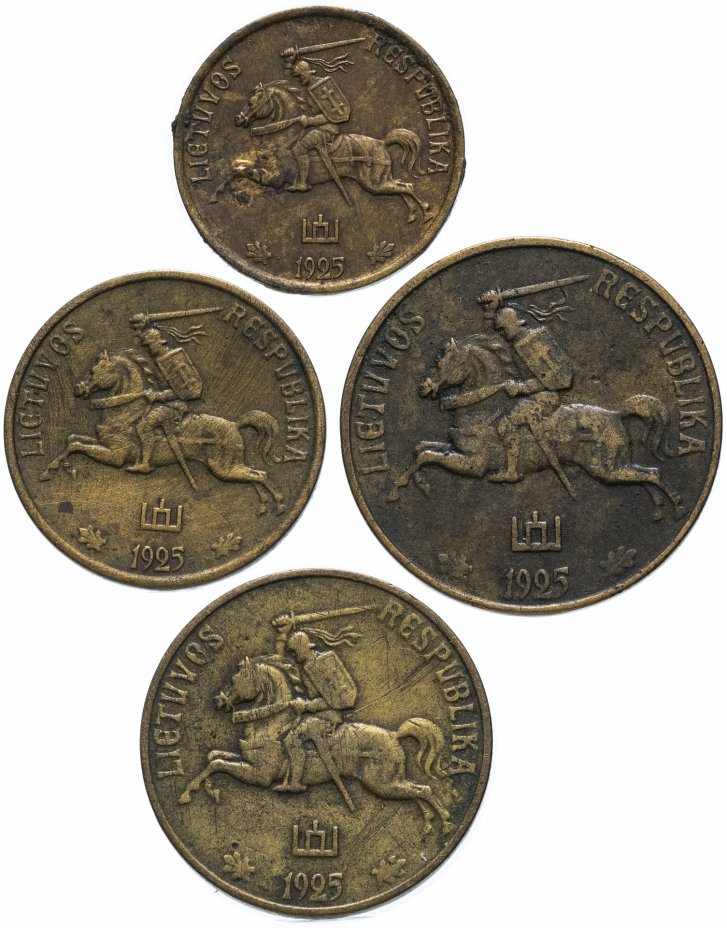 купить Литва набор из 4-х монет 1925