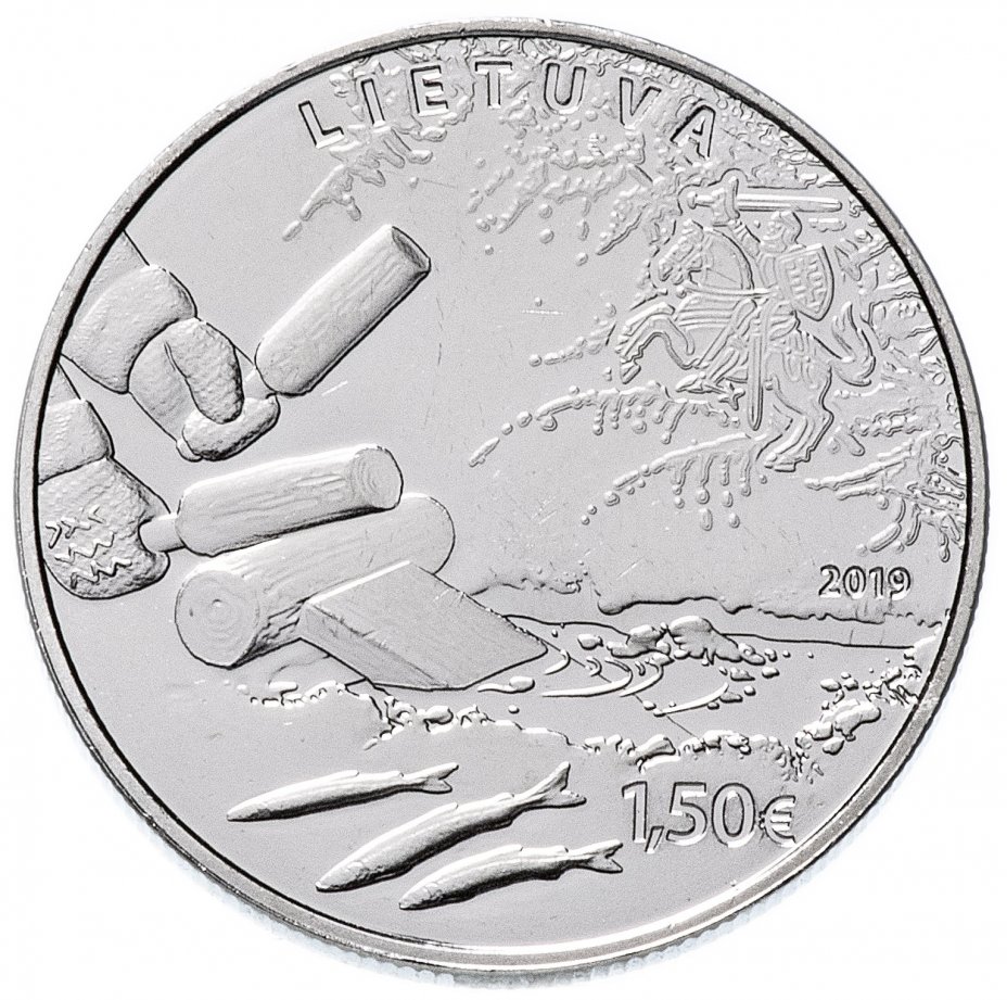 купить Литва 1,5 евро 2019 Лов рыбы (Корюшка)