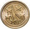 Купить США 1 доллар (dollar) 2021 "Коренные Американцы - Коренные американцы в армии США"