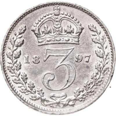 купить Великобритания 3 пенса (pence) 1897