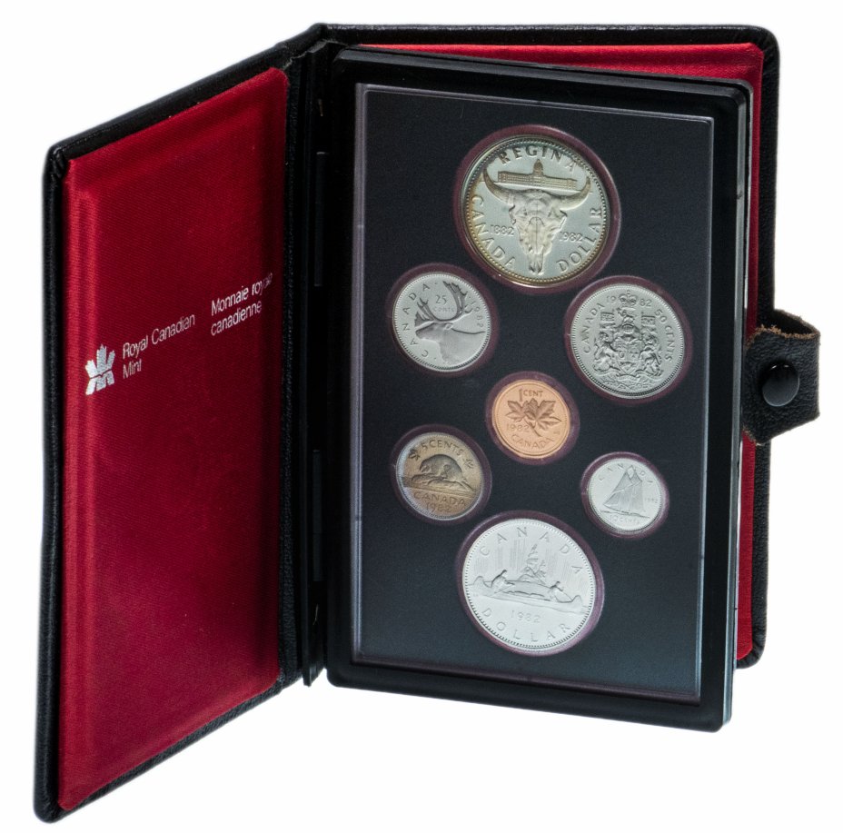 купить Канада набор из 7 монет 1982, в буклете