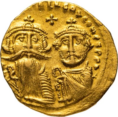 купить Византийская империя, Ираклий, 610-641 годы, Солид.
