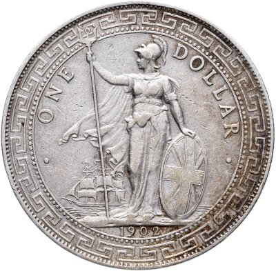 купить Великобритания 1 торговый доллар (dollar) 1902 "British Trade Dollar"
