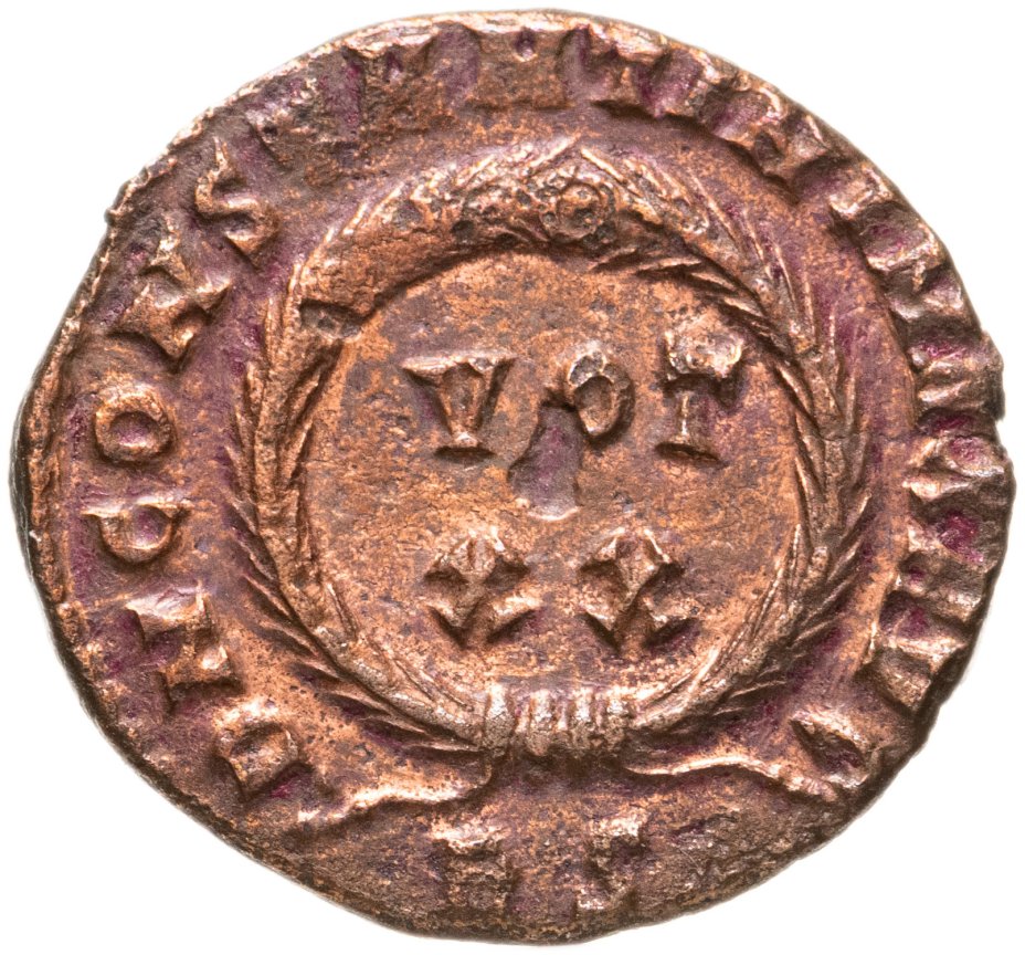 Римская Империя нуммий. Монеты Константина Великого. Античная медь.