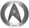 Купить Тувалу 2019 набор из 2-х монет "Star Trek "Эблема командования звездного флота", в футляре с сертификатом