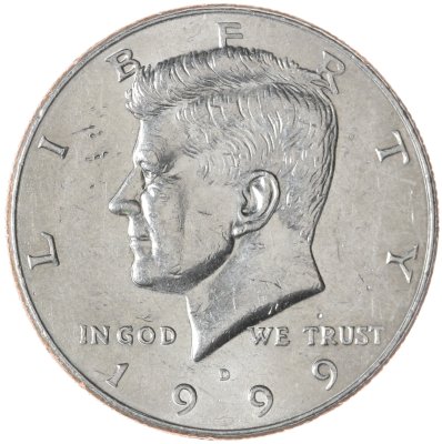 купить США 50 центов (1/2 доллара, half dollar) 1999 D Kennedy Half Dollar (Кеннеди) знак монетного двора "D" - Денвер