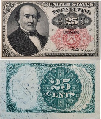 купить США 25 центов 1874