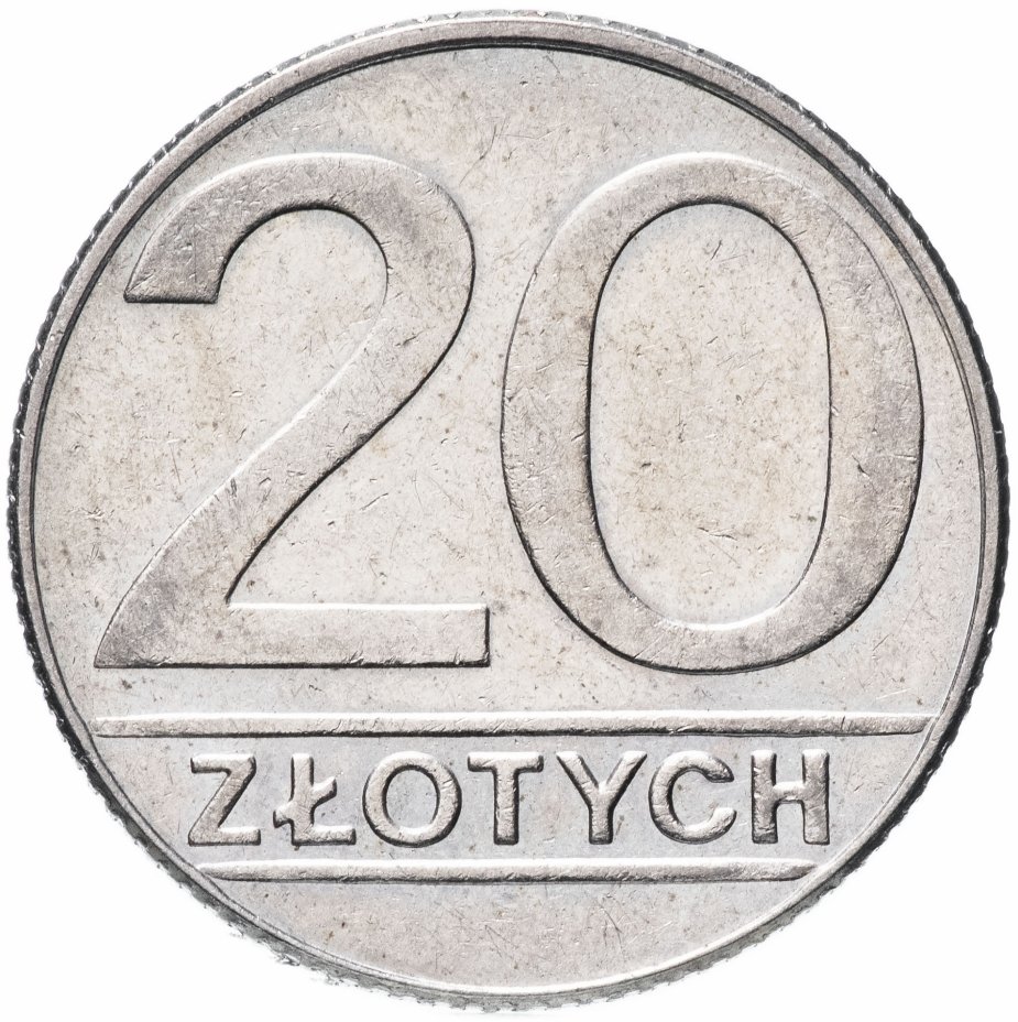 купить Польша 20 злотых 1989-1990  случайный год