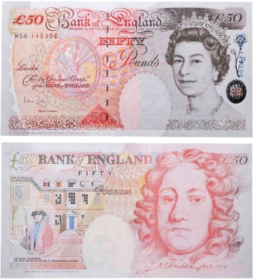 купить Великобритания 50 фунтов 1994