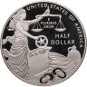 Купить США 50 центов (1/2 доллара, half dollar) 2015 "225 лет Службе маршалов США" знак монетного двора: "S" - Сан-Франциско в футляре