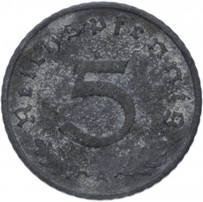 купить Германия 5 рейхспфеннигов (reichspfennig) 1940-1945 период Третьего Рейха