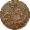 Купить 1 копейка 1756 года без букв, сетка