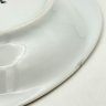 Купить Пепельница декорированная изображением эсминца, La Porcelaine de Baudue, фарфор, золочение, деколь, фарфор, золочение, деколь, Бельгия, 1970-2000 гг.
