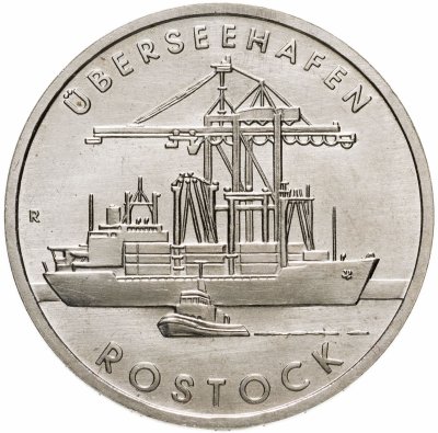 купить Германия (ГДР) 5 марок (mark) 1988 "30 лет порту города Росток"