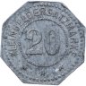 Купить Германия (нотгельды) 20 пфеннигов 1917 "Город Цвизель"