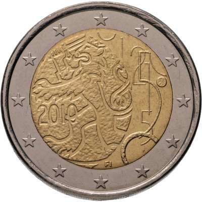 купить Финляндия 2 евро (euro) 2010 "150-летие введения в обращение финской марки"