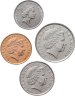 Купить Бермудские острова набор из 4 монет: 1 , 5, 10 и 25 центов 1970-2019, случайная дата