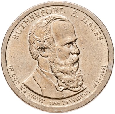 купить США 1 доллар 2011 D "19-й президент США - Ратерфорд Хейз"