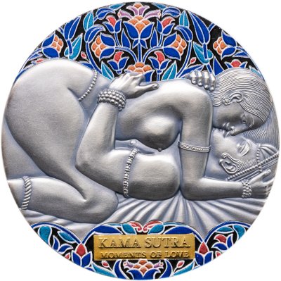 купить Камерун 3000 франков 2021 "Камасутра III Моменты Любви" в футляре с сертификатом