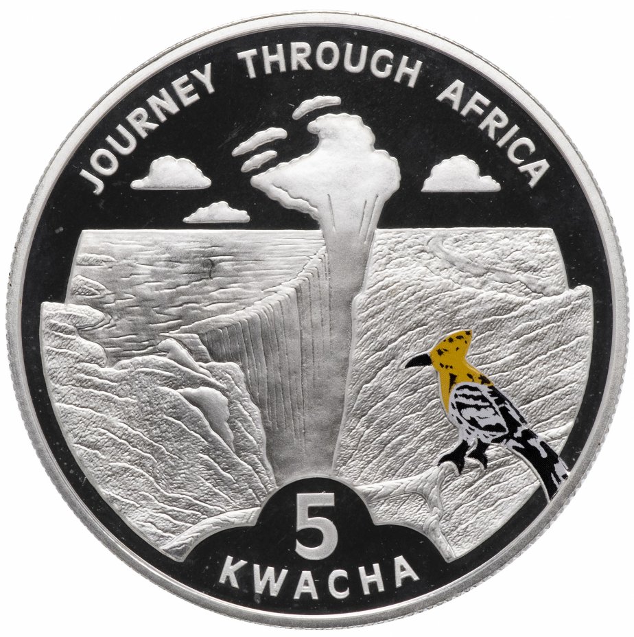 купить Малави 5 квача 2006 "Путешествие по Африке - водопад Виктория"