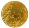 Купить Германия 50 евро центов  2002