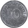 Купить Германия, послевоенная оккупация 10 рейхспфеннигов (reichspfennig) 1947, знак монетного двора: "F" - Штутгарт