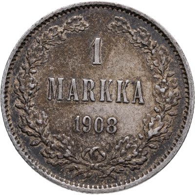 купить 1 марка 1908 L Российская Финляндия
