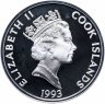 Купить Острова Кука 50 долларов (dollars) 1993 "500 лет открытию Америки. Уильям Пенн"