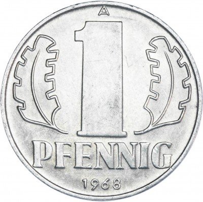 купить Германия 1 пфенниг 1968