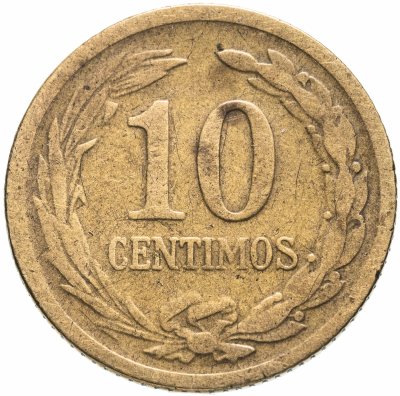 купить Парагвай 10 сентимо (centimos) 1944