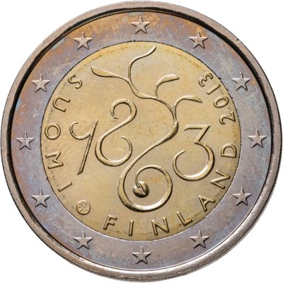 купить Финляндия 2 евро 2013 "150 лет парламенту"