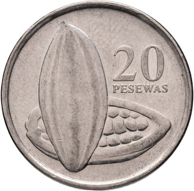 купить Гана 20 песев (pesewas) 2007