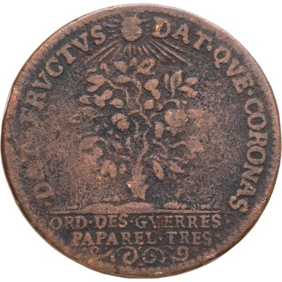 купить Германия, Нюрнберг военный жетон Людовик XIV 1683