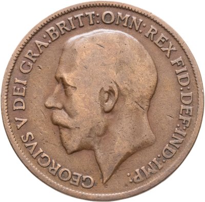 купить Великобритания 1 пенни 1919