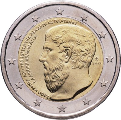купить Греция 2 евро (euro) 2013 "2400 лет с основания Платоновской Академии"
