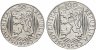Купить Чехословакия комплект 50 и 100 крон 1949 "70 лет со дня рождения Иосифа Сталина"