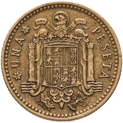 купить Испания 1 песета 1966