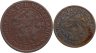 Купить Нидерланды набор 1 и 2,5 цента 1913-1914 (2 штуки)