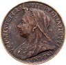 Купить Великобритания 1 фартинг (farthing) 1897