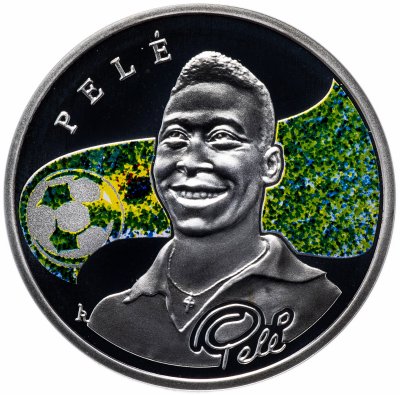 купить Армения 100 драмов 2008 Proof "Короли футбола - Пеле"