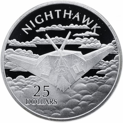 Купить Соломоновы Острова 25 долларов (dollars) 2003 "Самолет F-117 Ночной Ястреб (Nighthawk)"
