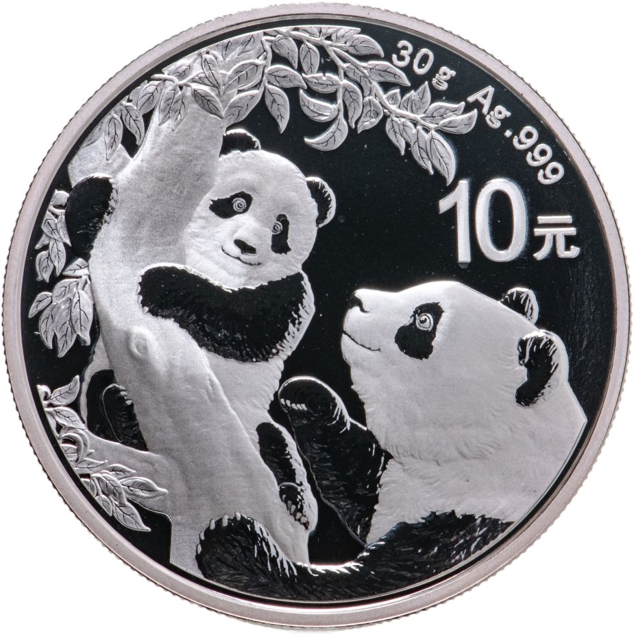 купить Китай 10 юаней (yuan) 2021 "Панда"
