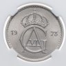 Купить Швеция 50 эре (ore) 1973 в слабе DNC MS65