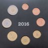 Купить Португалия, годовой набор из 8 монет евро 2016 г. в сувенирном буклете