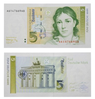 купить Германия ФРГ 5 марок 1991 года