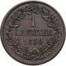 Купить Германия, Баден 1 крейцер (kreuzer) 1859
