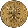 Купить Польша 2 злотых (zlote) 2013 "Всемирная природа - Зубр"