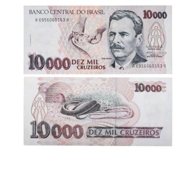 купить Бразилия 10000 крузейро 1993 (Pick 233с)